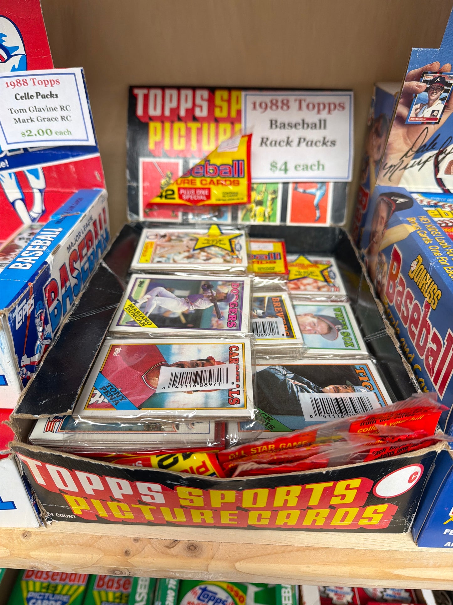 1988 Topps Baseball Rack Packs