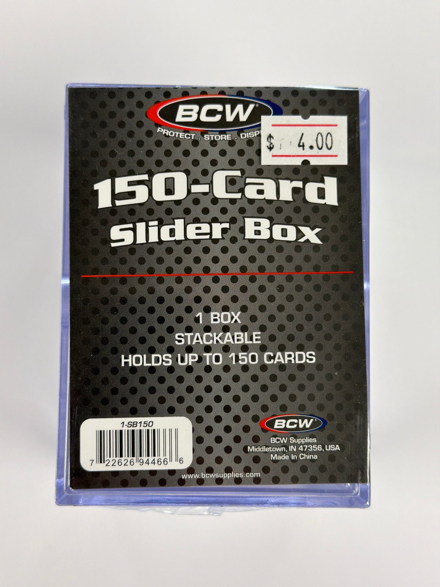BCW 150-Card Slider Box