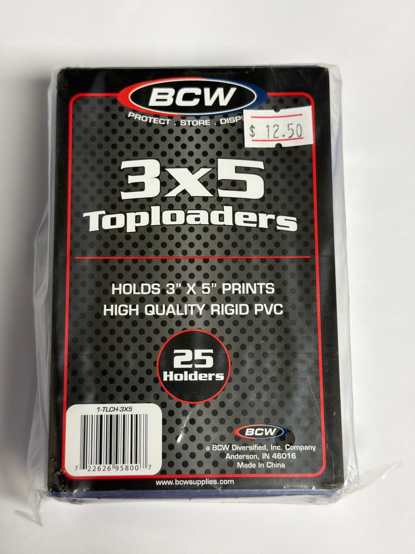 BCW 3x5 Toploaders - 25 Count