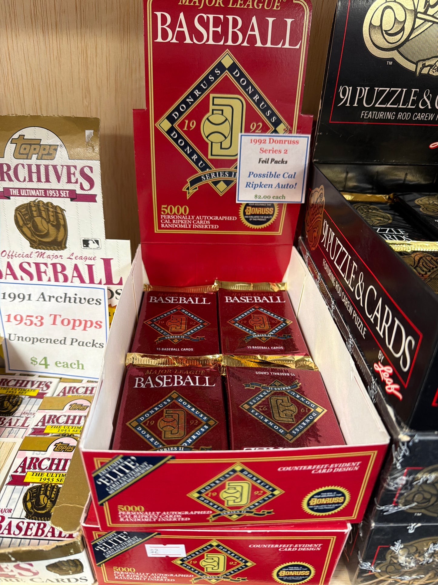1992 Donruss #2 Feil Packs
