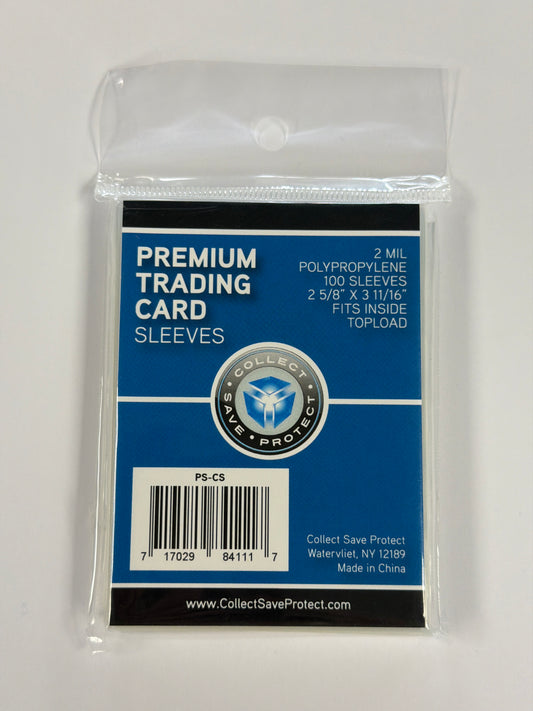Collect Save Protect Premium Trading Card Sleeves - 100 Sleeves