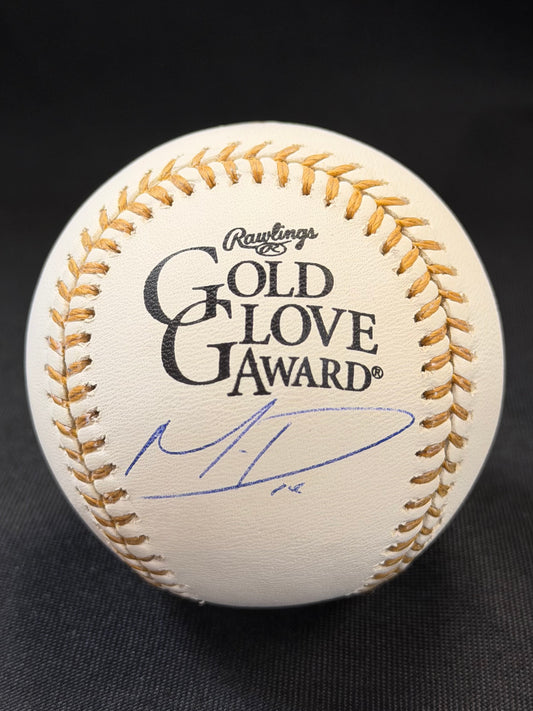 Mauricio Dubon Autographed Rawlings Gold Glove Award Baseball