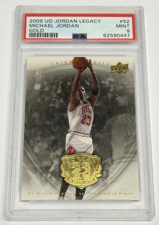 2009-10 Upper Deck Jordan Legacy Michael Jordan Bulls #52 PSA 9 MINT 447