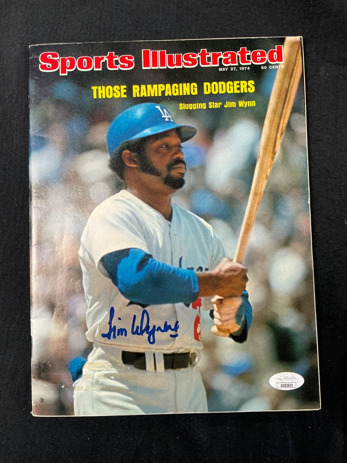 Jim Wynn Dodgers Signed Auto 1974 Sports Illustrated Magazine JSA COA 635