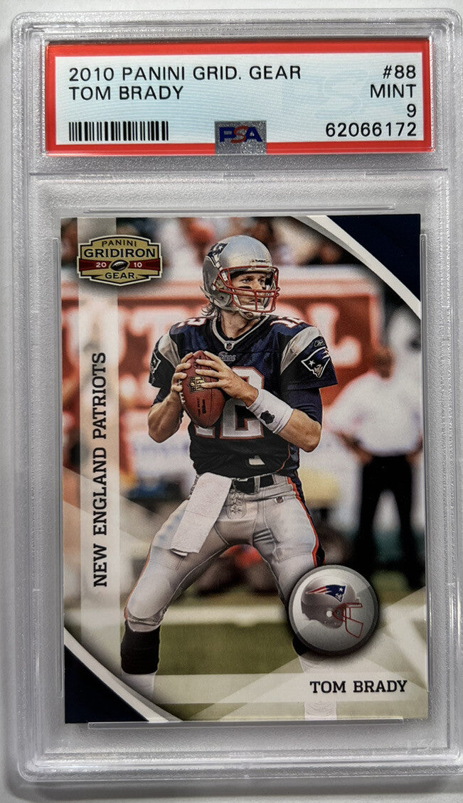 2010 Panini Grid Gear #88 Tom Brady New England Patriots PSA 9 MINT 172