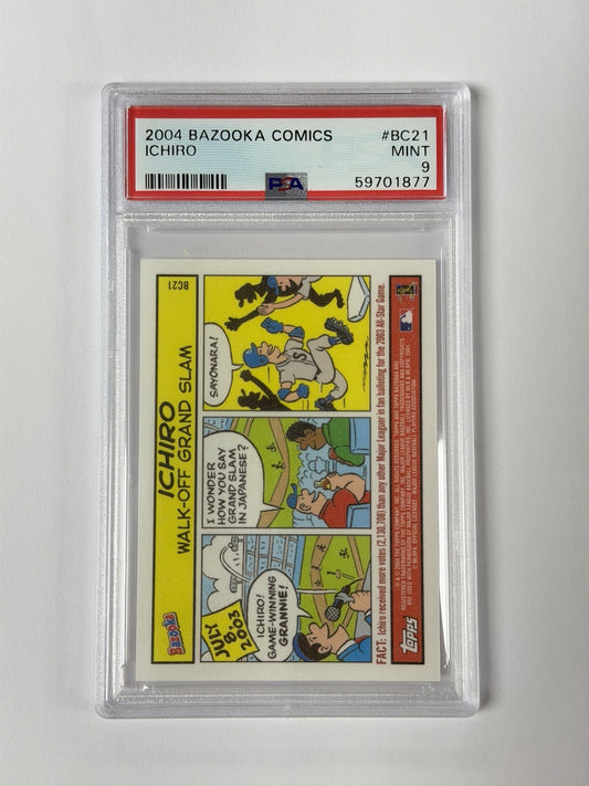 2004 BAZOOKA COSMIC #BC21 ICHIRO PSA 9 MINT 877