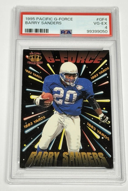 1995 Pacific G-Force Barry Sanders #GF4 PSA 4 VG-EX 050