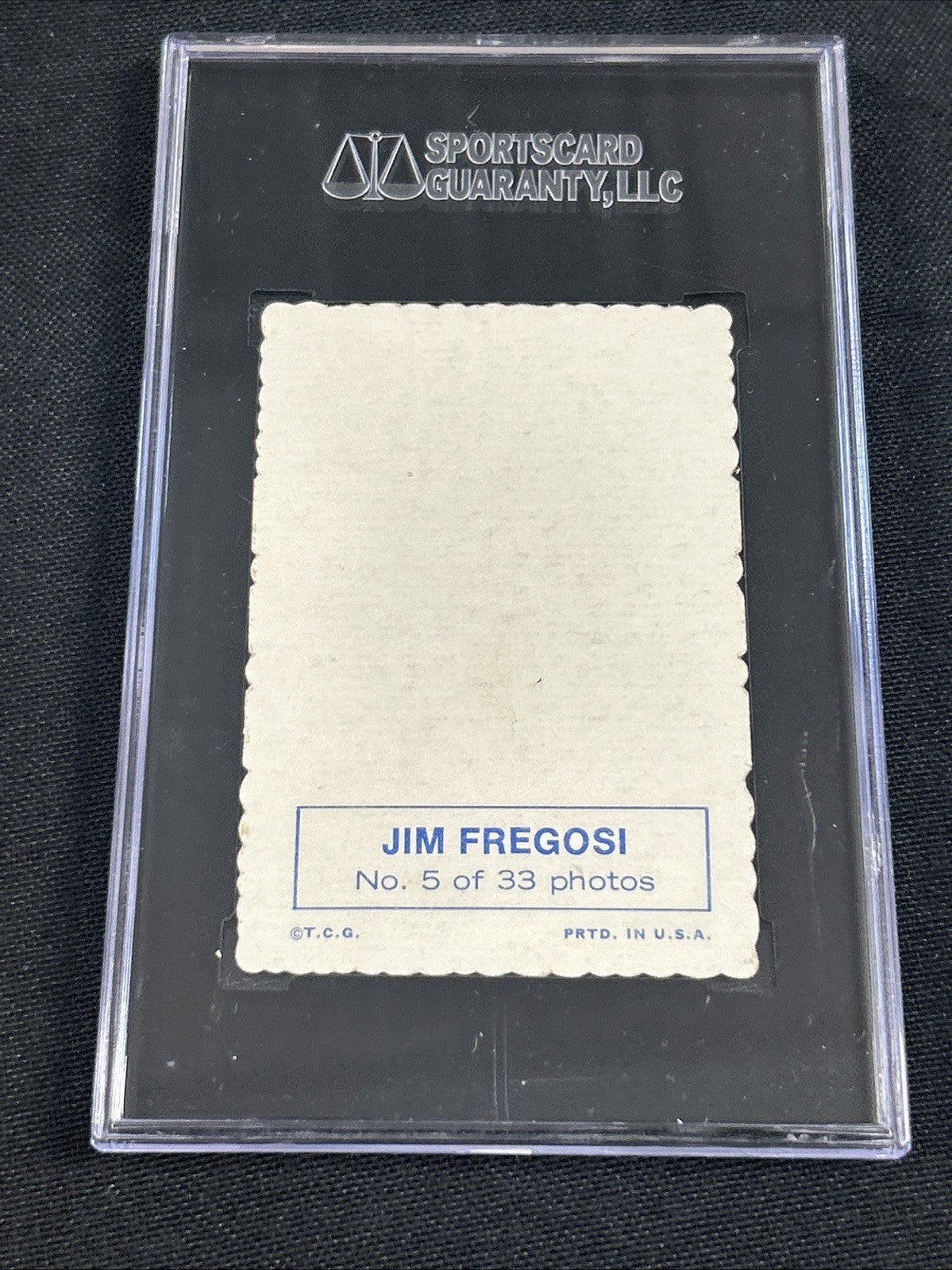 1969 Topps Deckle Edge #5 Jim Fregosi California Angels SGC 4.5 VG/EX 003 
