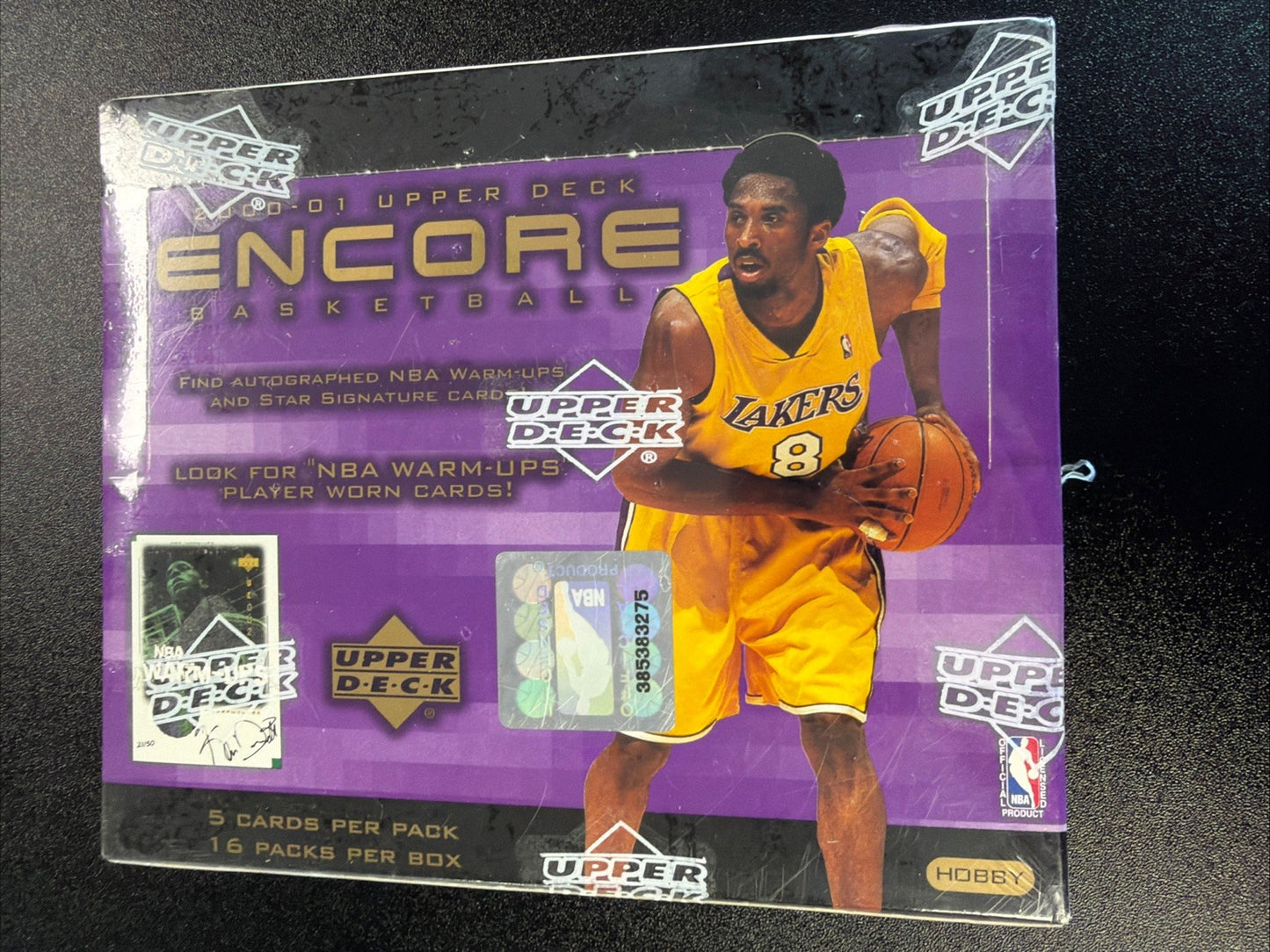 2000-01 Upper Deck Encore Basketball Unopened Sealed Hobby Box Koby Bryant