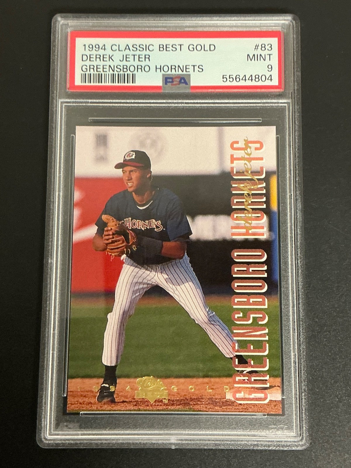 1994 Classic Best Gold #83 Derek Jeter Greensboro Hornets PSA 9 MT 804