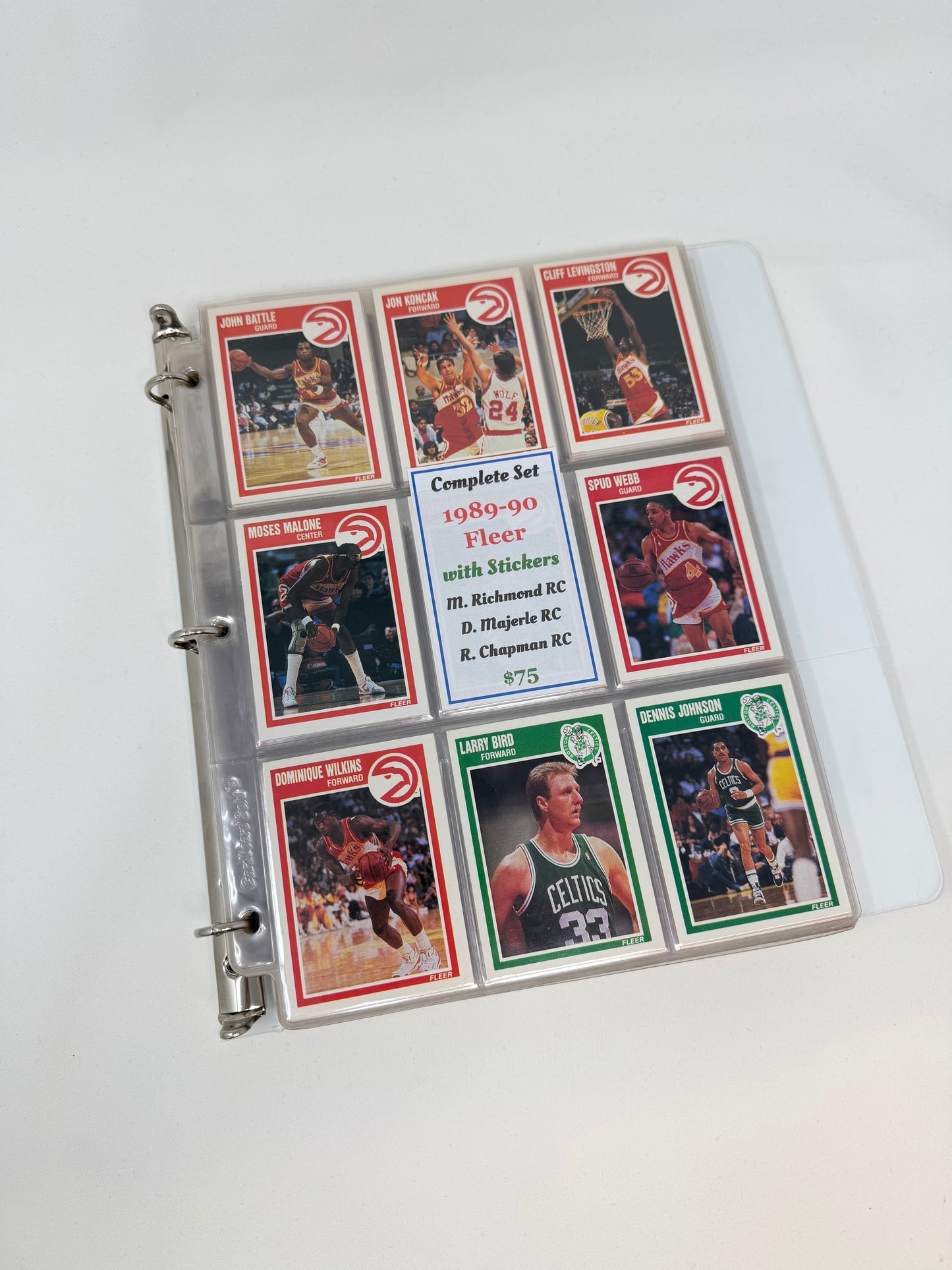1989-90 Fleer Basketball Complete Set with Stickers