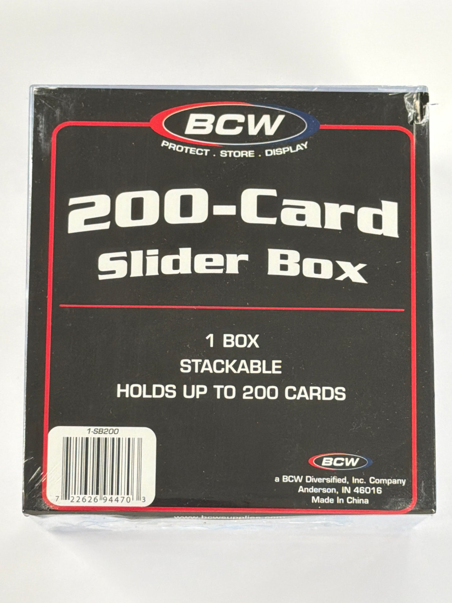 BCW 200-Card Slider Box