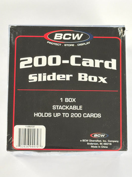 BCW 200-Card Slider Box