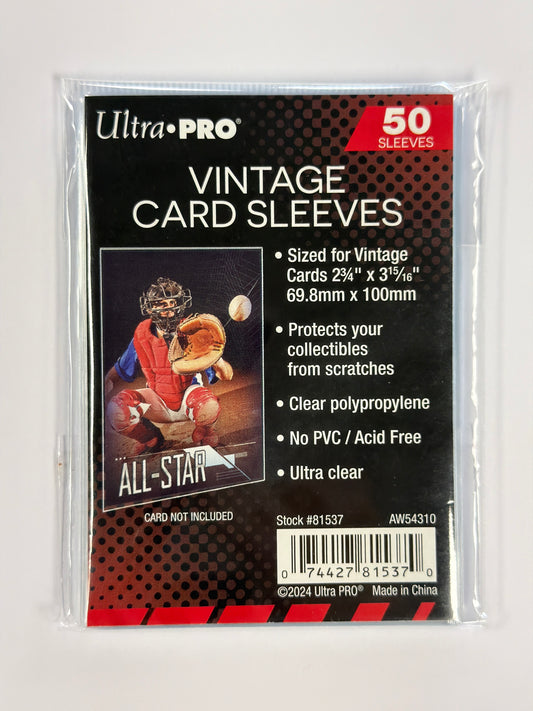 Ultra Pro Vintage Cars Sleeves - 50 Sleeves