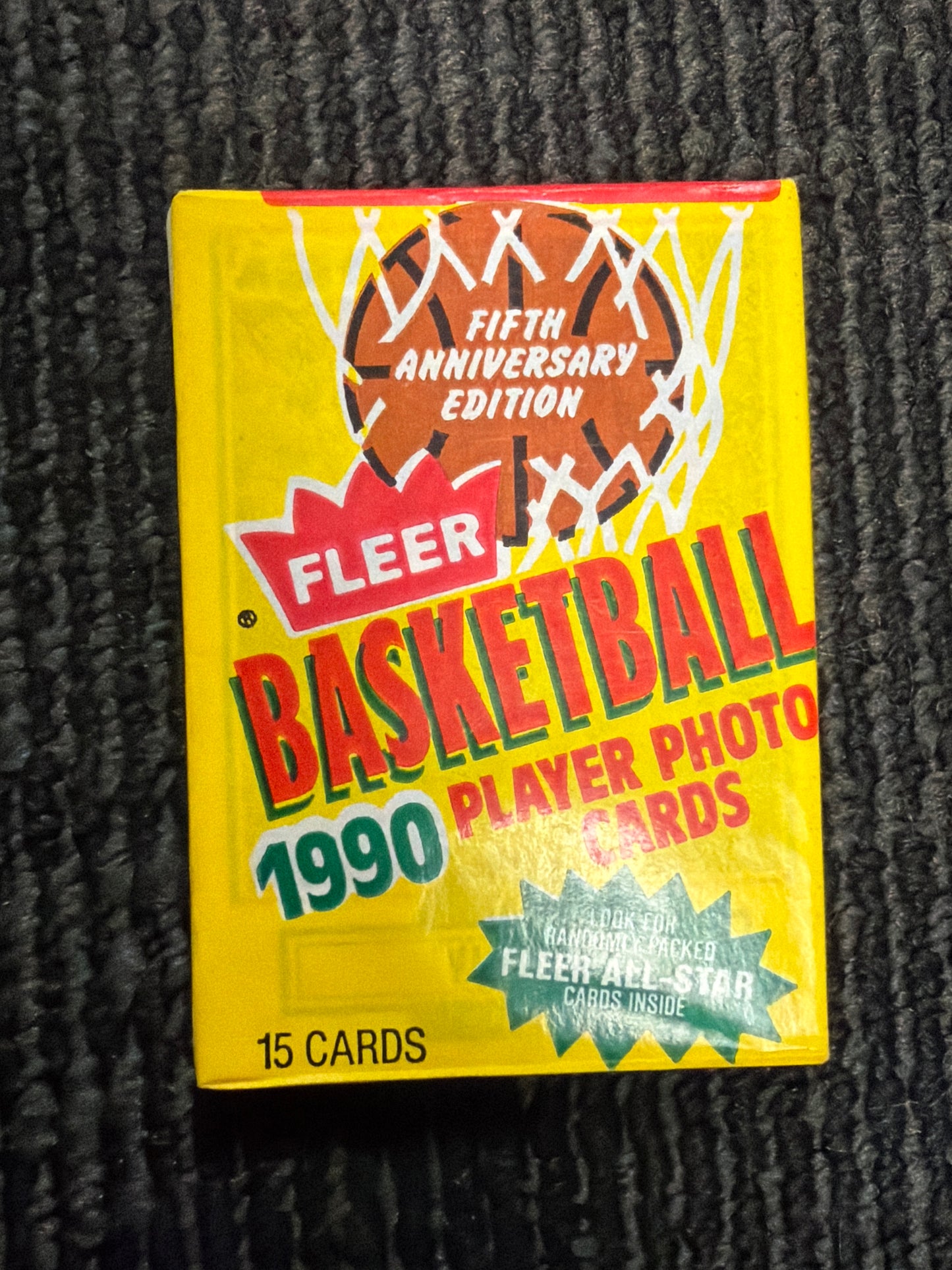1990 Fleer Basketball Wax Pack