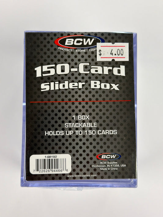BCW 150-Card Slider Box