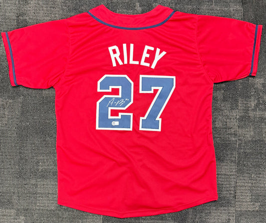 Austin Riley #27 Autographed Atlanta Braves Red Jersey