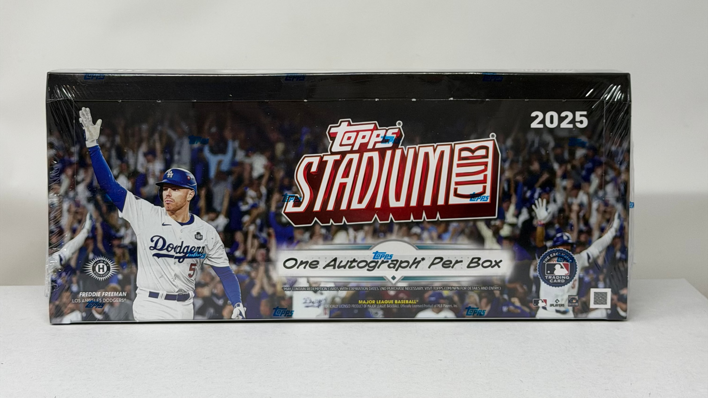 2025 Topps Stadium Club Hobby Box